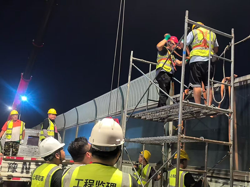 松江大橋聲屏障案例